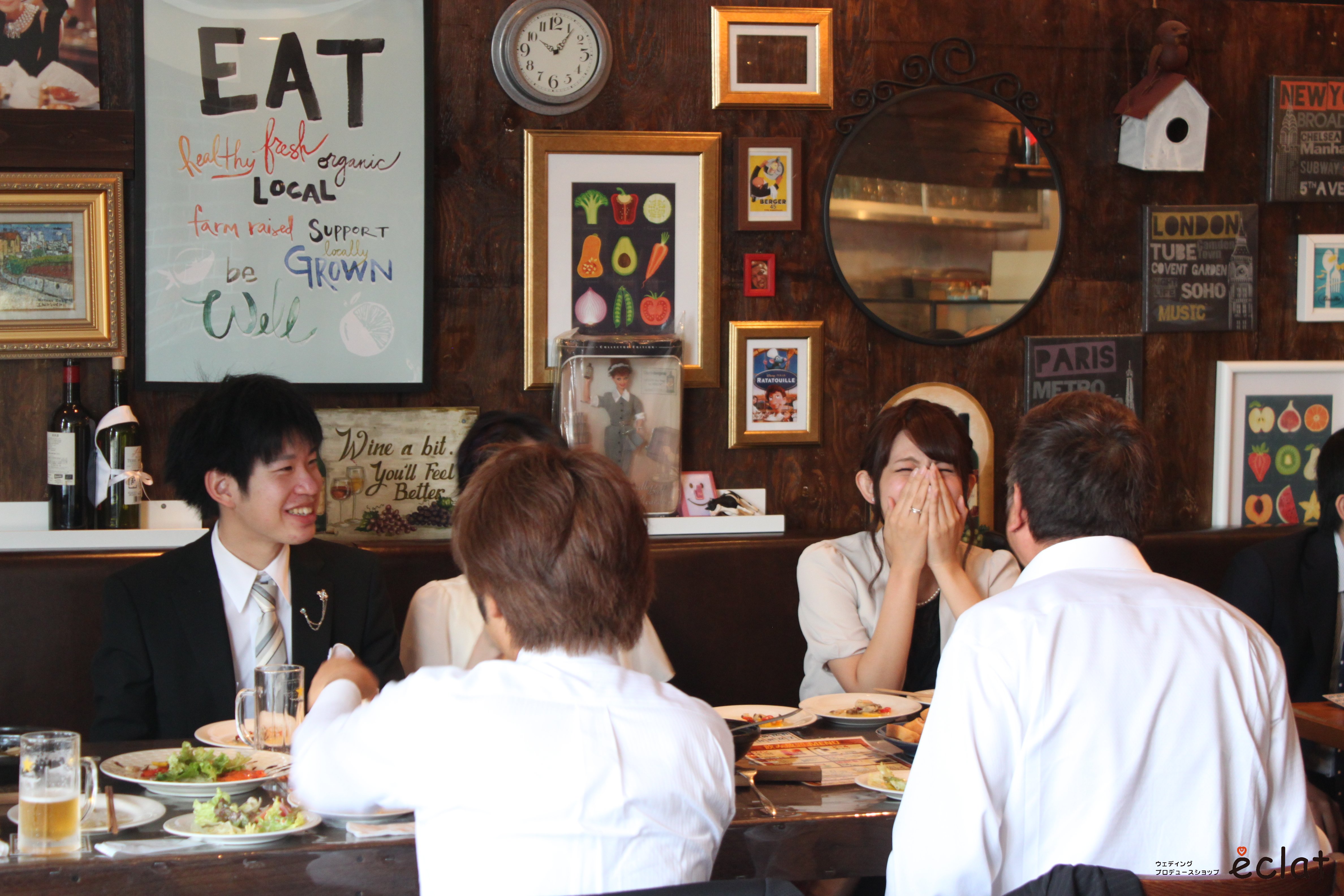 茨城-水戸-つくば-二次会　幹事　代行　エクラ　肉ワインバル　二次会幹事代行会社　楽しい二次会